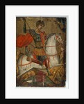 St. George slaying the Dragon, icon, Creto-Venetian School by School Greek