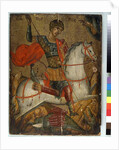 St. George slaying the Dragon, icon, Creto-Venetian School by School Greek