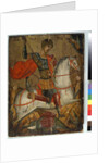 St. George slaying the Dragon, icon, Creto-Venetian School by School Greek