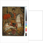 St. George slaying the Dragon, icon, Creto-Venetian School by School Greek