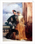 Amy Robsart and Robert Dudley, Earl of Leicester c.1827 by Richard Parkes Bonington