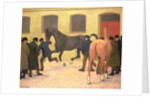 Showing at Tattersalls by Robert Polhill Bevan