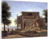 An Italian Villa with Figures, 19th century by Jean Victor Bertin