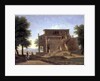 An Italian Villa with Figures, 19th century by Jean Victor Bertin