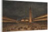 A Night Procession in the Piazza San Marco, 1750-60 by Francesco Guardi