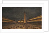A Night Procession in the Piazza San Marco, 1750-60 by Francesco Guardi