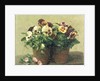 Still Life of Pansies and Daisies, 1889 by Ignace Henri Jean Fantin-Latour