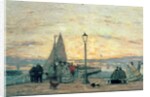 The Jetty at Trouville: Sunset, 1864 by Eugene Louis Boudin