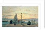 The Jetty at Trouville: Sunset, 1864 by Eugene Louis Boudin