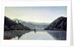 Lago di Piediluco, Umbria, 19th century by Jean Baptiste Camille Corot