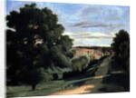 Landscape: Le Petit Charville, near Ville d'Array, 19th century by Jean Baptiste Camille Corot