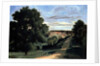 Landscape: Le Petit Charville, near Ville d'Array, 19th century by Jean Baptiste Camille Corot