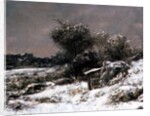 Winter Scene, 19th century by Gustave Courbet