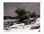 Winter Scene, 19th century by Gustave Courbet