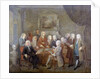 An Assembly of Virtuosi, 18th century by Gawen Hamilton