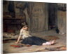Girl by the Fireside, 1867 by Frank Holl