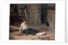 Girl by the Fireside, 1867 by Frank Holl