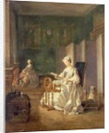 Interior with Two Figures, 18th century by Etienne Jeaurat