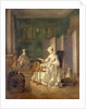 Interior with Two Figures, 18th century by Etienne Jeaurat