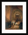 Turner's Burial in the Crypt of St. Paul's Cathedral, London, 19th century by George Jones