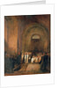 Turner's Burial in the Crypt of St. Paul's Cathedral, London, 19th century by George Jones
