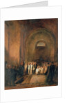 Turner's Burial in the Crypt of St. Paul's Cathedral, London, 19th century by George Jones
