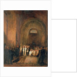 Turner's Burial in the Crypt of St. Paul's Cathedral, London, 19th century by George Jones