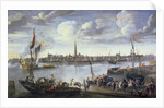 Antwerp from the Further Bank of the Scheldt, 17th century by Hendrik van Minderhout