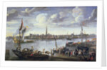Antwerp from the Further Bank of the Scheldt, 17th century by Hendrik van Minderhout