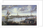 Antwerp from the Further Bank of the Scheldt, 17th century by Hendrik van Minderhout