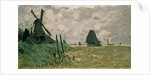 A Windmill near Zaandam, 19th century by Claude Monet