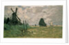 A Windmill near Zaandam, 19th century by Claude Monet