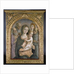 The Virgin and Child with SS. Jerome, Bernardino of Siena, Catherine of Alexandria and Francis, 15th century by Pietro di Francesco degli Orioli