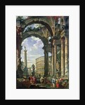 Roman Capriccio, 18th century by Giovanni Paolo Pannini or Panini