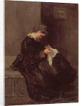 Madame Pissarro Sewing, 19th century by Camille Pissarro