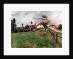 The Village of Eragny, 19th century by Camille Pissarro