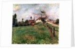 The Village of Eragny, 19th century by Camille Pissarro