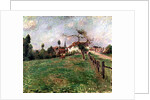 The Village of Eragny, 19th century by Camille Pissarro