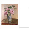 A Vase of Peonies, 1875 by Camille Pissarro