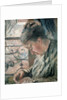 Portrait of Madame Pissarro sewing beside a Window, 19th century by Camille Pissarro