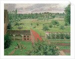 View Through a Window, Eragny, 1888 by Camille Pissarro
