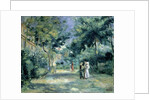 The Gardens in Montmartre by Pierre Auguste Renoir