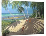 Palm trees, Clovelly beach, Barbados, 2013 by Andrew Macara