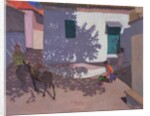 Green Door and Shadows, Lesbos, 1996 by Andrew Macara