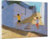 Jumping off a wall, Mykonos, 2015 by Andrew Macara