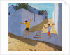 Jumping off a wall, Mykonos, 2015 by Andrew Macara