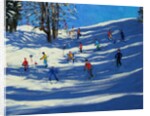 Blue shadows, Morzine by Andrew Macara