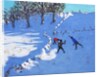 Playing in the snow Youlgrave, Derbyshire, 2016 by Andrew Macara
