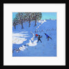 Playing in the snow Youlgrave, Derbyshire, 2016 by Andrew Macara