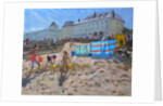 Playing in the sand, Llandudno, 2010 by Andrew Macara